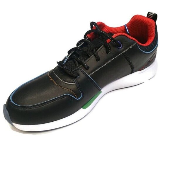 TOMS Men Arroyo Mens 8.5 Sneaker Shoes Athletic Black Marvel Leather Mesh Mix - Picture 3 of 8